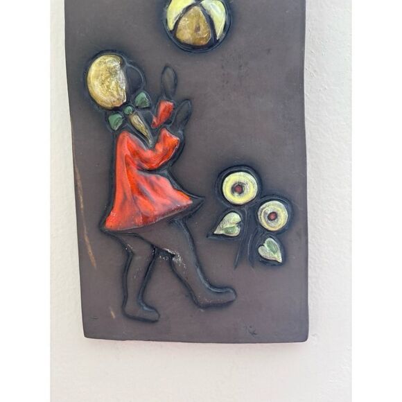 Vintage Toreboda Keramik  Swedish vintage ceramic wall plaque 1960’s - Picture 3 of 5